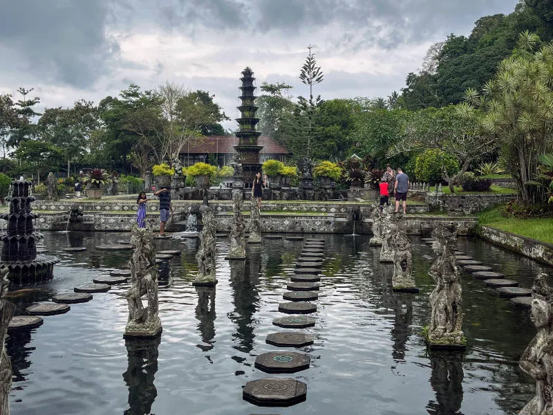 Tirta Gangga fountains